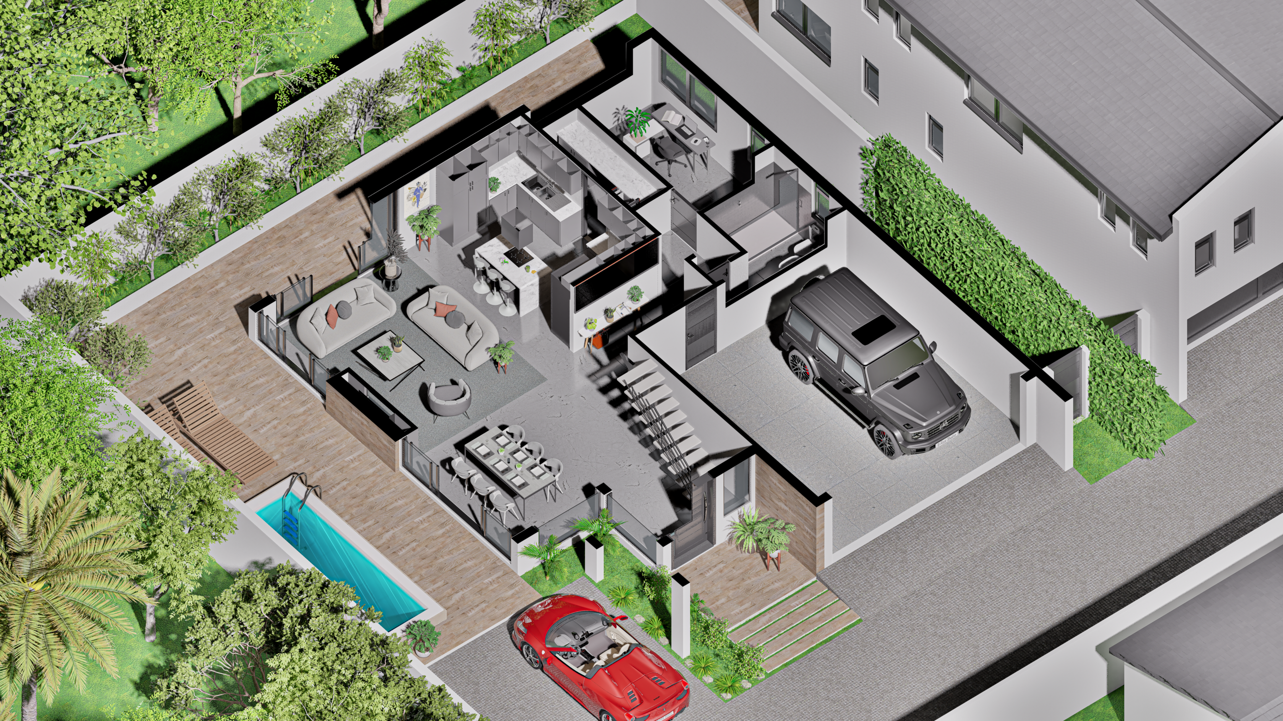 3d floor plan rendering cape town